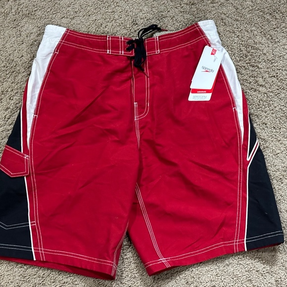 NWT Men's SPEEDO Long Board Swim Shorts Size L - Picture 1 of 3
